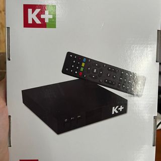 Đầu thu K+ Full hộp, 7 món( đầu ,nguồn,điều khiển,pin,dây av,dây hd,thẻ trắng) (Đầu)