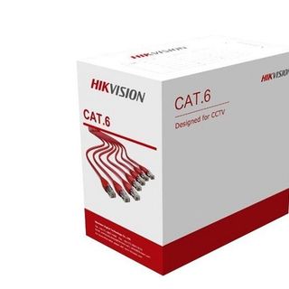 Dây cáp HIKVISION DS-1LN6U-G (Thùng Đỏ - Lõi đồng 0.55)