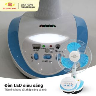 QUẠT VÀ ĐÈN SẠC FL 312 – Loại 1 bình