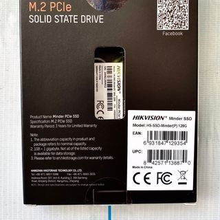 Ổ cứng SSD M2.Sata HIKVISION MINDER(P)/128G - Hàng chính hãng | Bảo hành 36 tháng