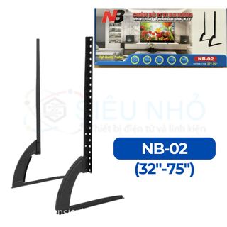 Chân đế Tivi đa năng NB02 (32"-75" | Hộp màu)