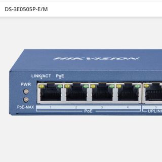 Switch POE HIKVISION DS-3E0505P-E/M