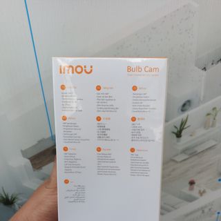 Bóng đèn thông minh IMOU S6DP-3M0WEB tích hợp cam xoay 360 độ | 3MP | 2K UHD (Có màu + Đàm thoại)