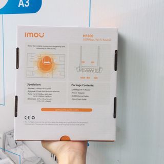 Router wifi Imou HR300 ( Wifi 4 - 300Mbps ) - Router bảo hành 1 năm chính hãng!