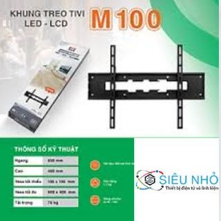 Khung mâm áp tường treo M100 43" - 100" Chánh Phát (Full Vat)