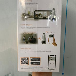 Bóng đèn thông minh IMOU S6DP-5M0WEB tích hợp cam xoay 360 độ | 5MP | 3K UHD (Có màu + Đàm thoại)