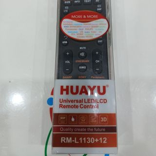 Remote tivi đa năng Huayu RM-L1130-X | Có giấy hướng dẫn kèm theo
