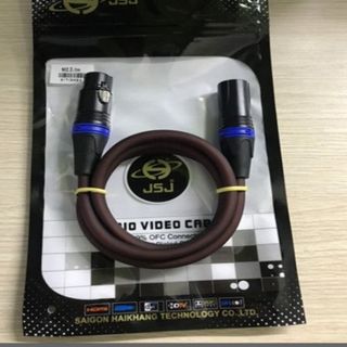 Dây Canon Đực-Cái Chống Nhiễu JSJ-802 Z Dài 1M