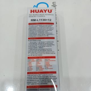 Remote tivi đa năng Huayu RM-L1130-X | Có giấy hướng dẫn kèm theo