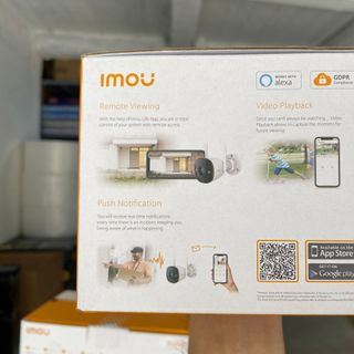 Camera Wifi Imou 5MP S3EP 3K (Thân kim loại, 2560×1944, 2.8mm, Có Mic, Đàm thoại 2 chiều, Có màu 24/24, Phát hiện con người - Xe, Góc nhìn 124° (D), Còi hú 110dB, Bullet 3) --- Thay thế Bullet 2 F42FeP