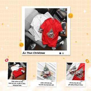 ÁO THUN CỔ TRÒN SANTA CLAUS CHẤT COTTON LỤA DẺO P263 - LADY'S PASSION