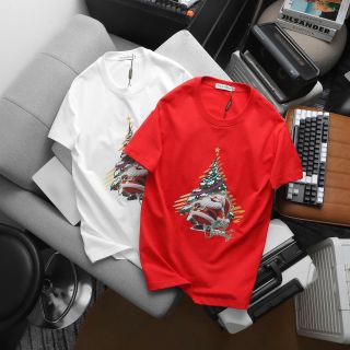 ÁO THUN CỔ TRÒN SANTA CLAUS CHẤT COTTON LỤA DẺO P263 - LADY'S PASSION