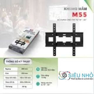 Khung mâm áp tường treo M55 19" - 55" Chánh Phát (Full Vat)