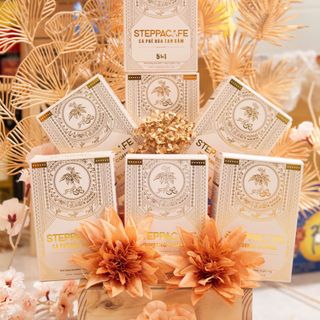 Cà phê nhân sâm 5 in 1 Steppa Café hộp tết