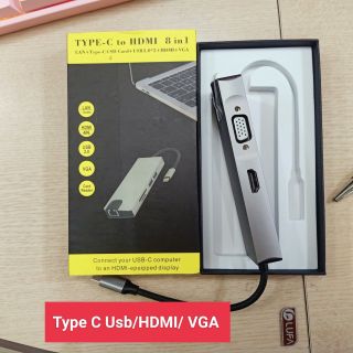 TYPE C ra HDTV( HDTV+ TYPEC+ USB * 2 +PD+TF+RJ45)