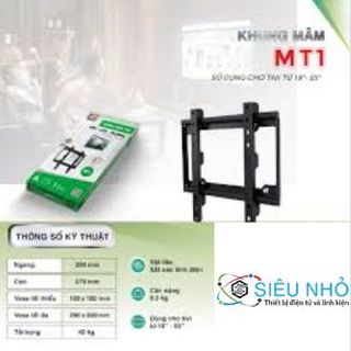 Khung mâm áp tường treo MT1 19" - 55" Chánh Phát (Full Vat)
