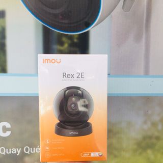 EOL... Cam Wifi Imou 5MP IMOU REX-2E:GK2DP-5C0WE ( ban đem có màu, có micro, có loa, có LAN, có sẵn chân đế lắp trần nhà )