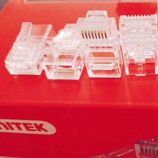 Hộp 100 cái Hạt mạng UTP RJ45 CAT 6 Y-OT19TP chính hãng Unitek