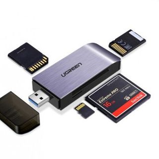 UGREEN 50541 - USB-A 3.0 to TF/SD/CF/MS Multifunction Card Reader Multi-Read
