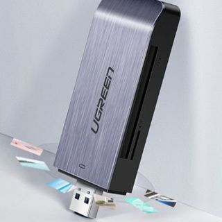 UGREEN 50541 - USB-A 3.0 to TF/SD/CF/MS Multifunction Card Reader Multi-Read