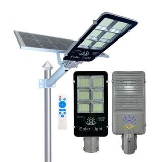 Đèn năng lượng mặt trời VD13200 - Đèn đường 200W - Tấm pin 60x35cm - Bảo hành chính hãng 2 năm