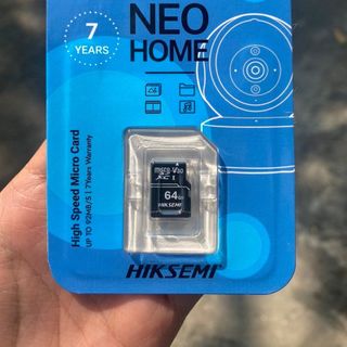 Thẻ Nhớ 64GB HIKSEMI NEO D1 màu xanh dương (Lifetime| Hộp 50c)