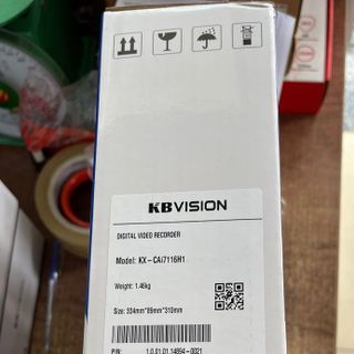 Đầu ghi hình Analog KBVISION KX-CAi7116H1 - 16 Kênh DVR Ai - SMD Plus