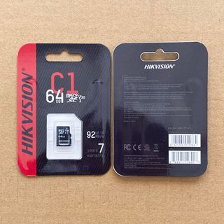 Thẻ nhớ 64GB HIKVISION C1 màu đen (Lifetime | Hộp 50c)