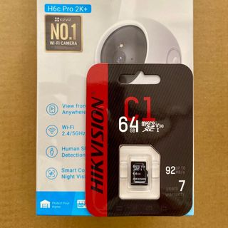 Thẻ nhớ 64GB HIKVISION C1 màu đen (Lifetime | Hộp 50c)