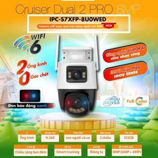 Camera iMOU IPC-S7XFP-8U0WED Cruiser Dual 2 Pro 8MP