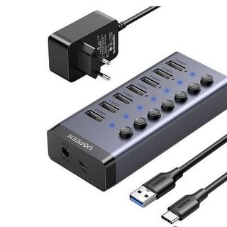 UGREEN 90307 - 7-Port USB 3.0 Hub with USB-B to USB 3.0 Male Cable US