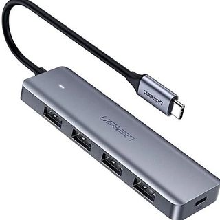 UGREEN 20841- USB-C to 4*USB 3.0 Hub Aluninum Without power port