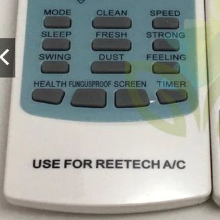 Remote máy Lạnh REETECH ML111 - Nút cam vuông