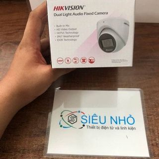 Camera Analog dome sắt có màu Hikvision DS-2CE76D0T-LMFS