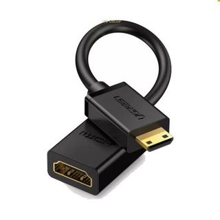 UGREEN 20137 -Mini HDMI Male to HDMI Female Adapter Cable 22cm (Black)