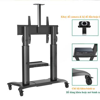 Khung treo Tivi di động North Bayou CF100 (70″-110″) - Giống TW100 nhưng không có remote