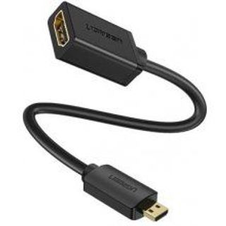 UGREEN 20134- Micro HDMI Male to HDMI Female Adapter Cable 22cm(Black)