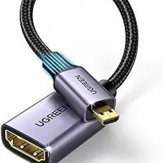 UGREEN 10553 - Micro HDMI Male to HDMI Female Adapter Cable 0.25m