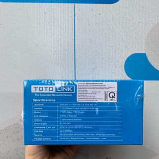 Bộ Kích Sóng Wifi Repeater 300Mbps Totolink EX200
