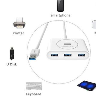 UGREEN 20283- USB 3.0 Hub 1m (White)