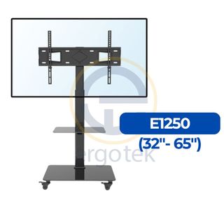 Khung treo tivi DI ĐỘNG E1250, hàng cao cấp, kính cường lực ( Còn gọi là: A1500 cường lực | 32"-65" tải trọng 40kg )