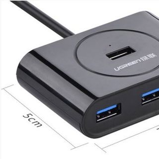 UGREEN 80657 - USB 3.0 4 Ports Hub Black 1M