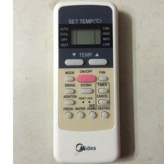 Remote máy lạnh MIDEA ML91 - Nền đen