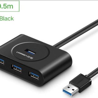 UGREEN 10915 - USB 3.0 4 Ports Hub Black 0.25M