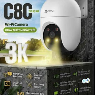 Camera Wifi EZVIZ C8C 5MP 3K [Bản Q1.2024 - Chính hãng - Full Vat]