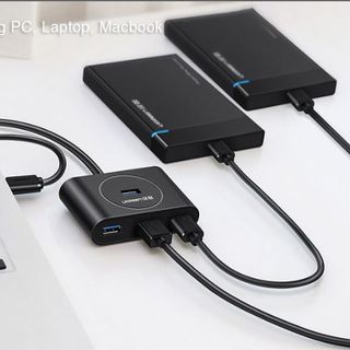 UGREEN 10915 - USB 3.0 4 Ports Hub Black 0.25M