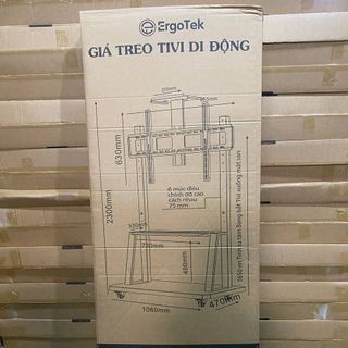 Khung treo tivi DI ĐỘNG E2500 (Hay DK100) dùng cho tivi từ 60"-100" | Tải trọng tối đa 80kg | Qui Cách: 170x63x9cm - 28kg)
