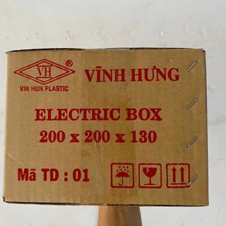 Tủ nhựa ABS - 200x200x130mm - Trắng