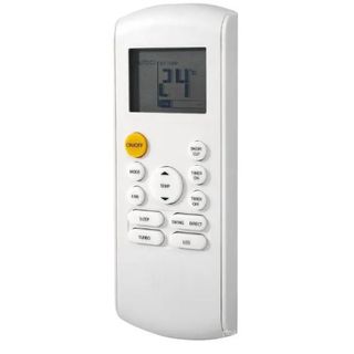 Remote máy lạnh BEKO ML155 - Nhỏ trắng nút cam