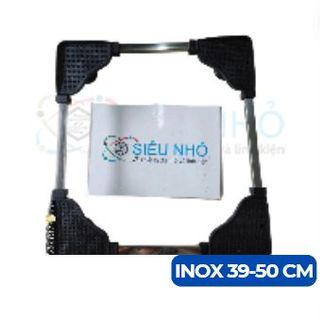 Chân đỡ máy lọc nước INOX 39-50 cm, không lót cao su (Thùng 50c Tặng 1c | BH 5 Năm)